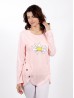 Daisy Print Long Sleeves Fashion Top